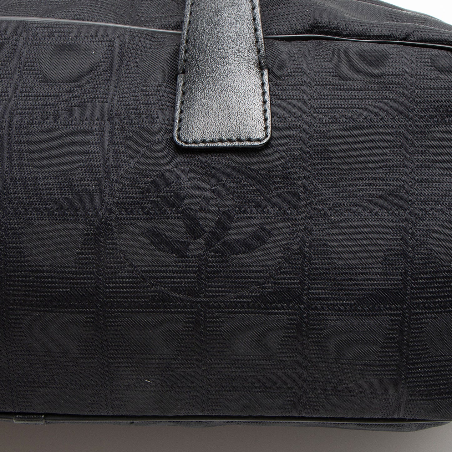Chanel Vintage Nylon Travel Ligne Satchel