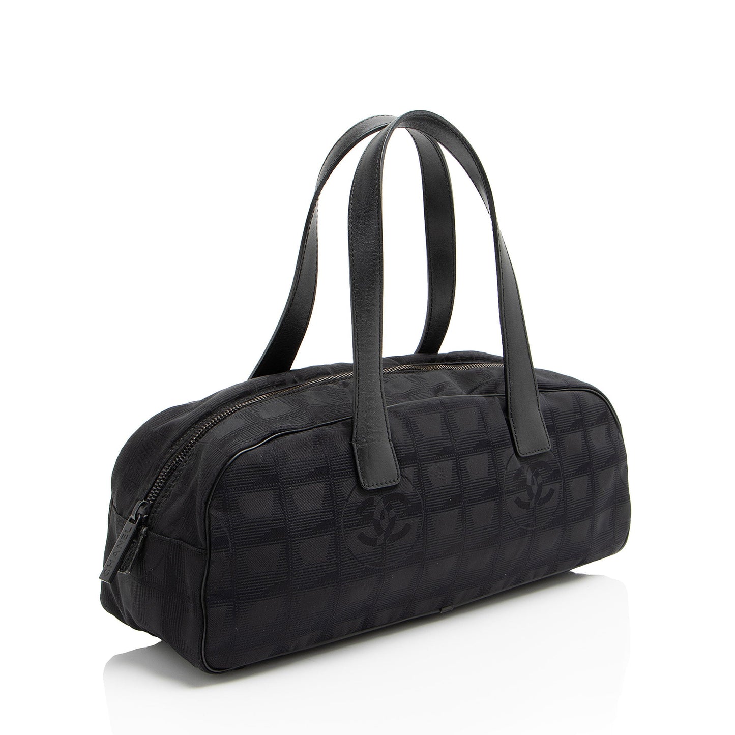 Chanel Vintage Nylon Travel Ligne Satchel