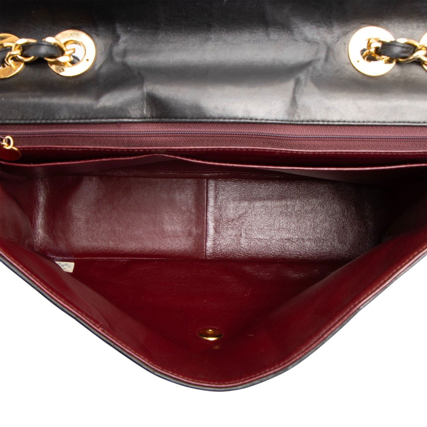 Chanel Vintage Vertical Quilted Lambskin XL Jumbo Single Flap Bag