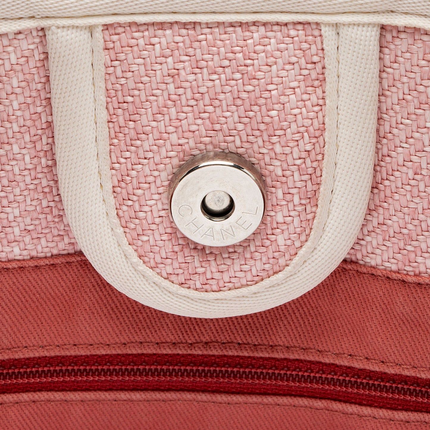 Chanel Woven Straw Deauville Small Tote