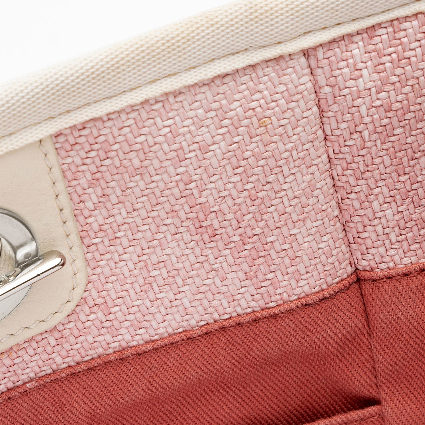 Chanel Woven Straw Deauville Small Tote