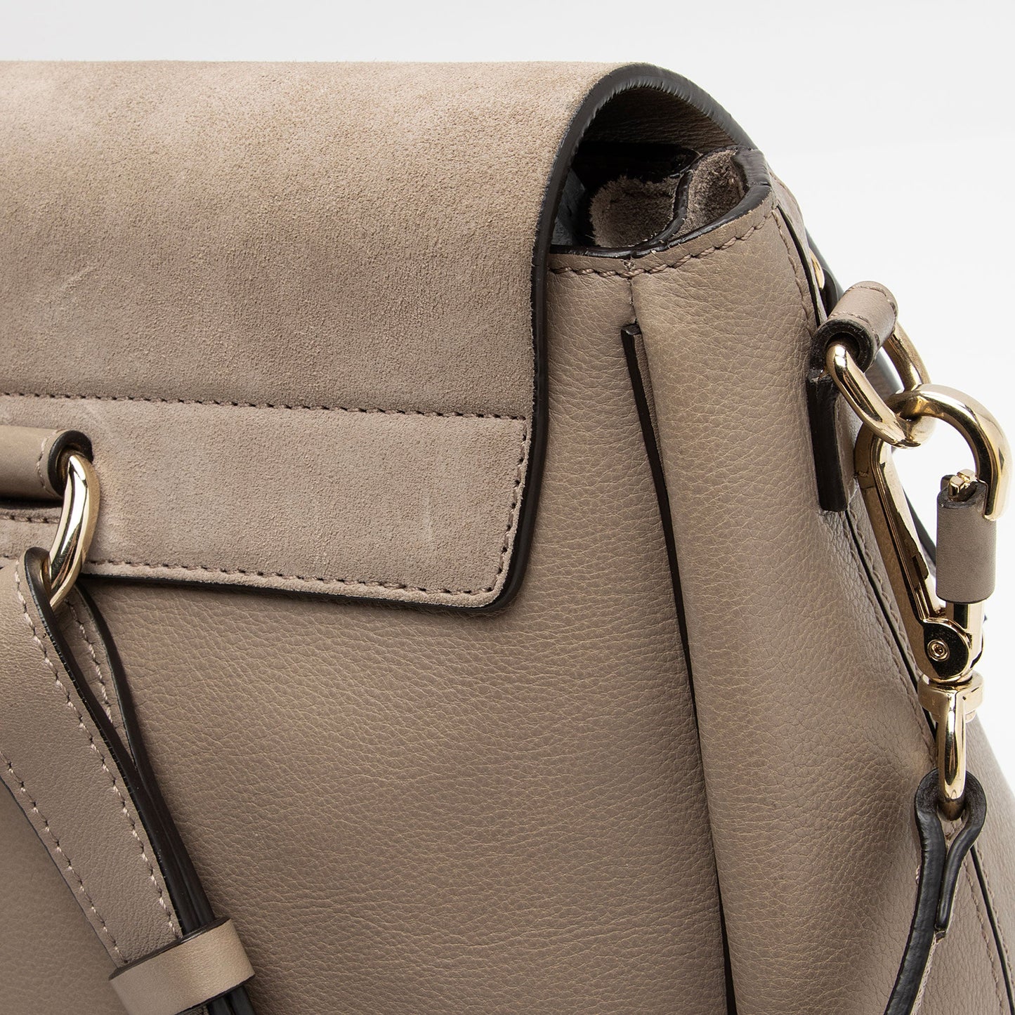 Chloe Calfskin Suede Faye Medium Backpack (SHF-BH2EAY)