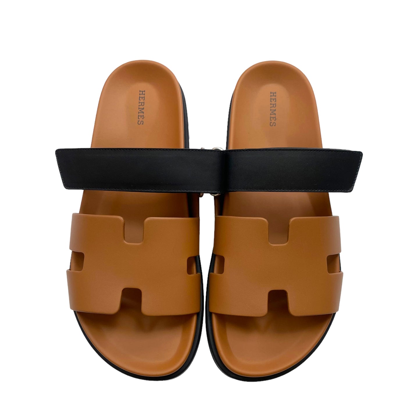 Hermes Chypre Sandal Naturel / Noir
