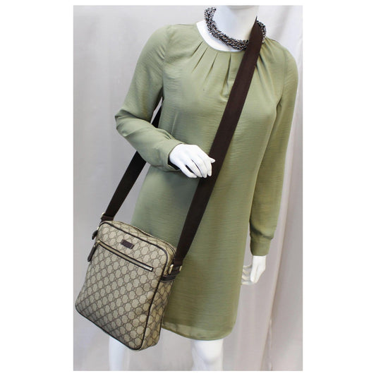 GUCCI GG Supreme Canvas Messenger Crossbody Bag 201448