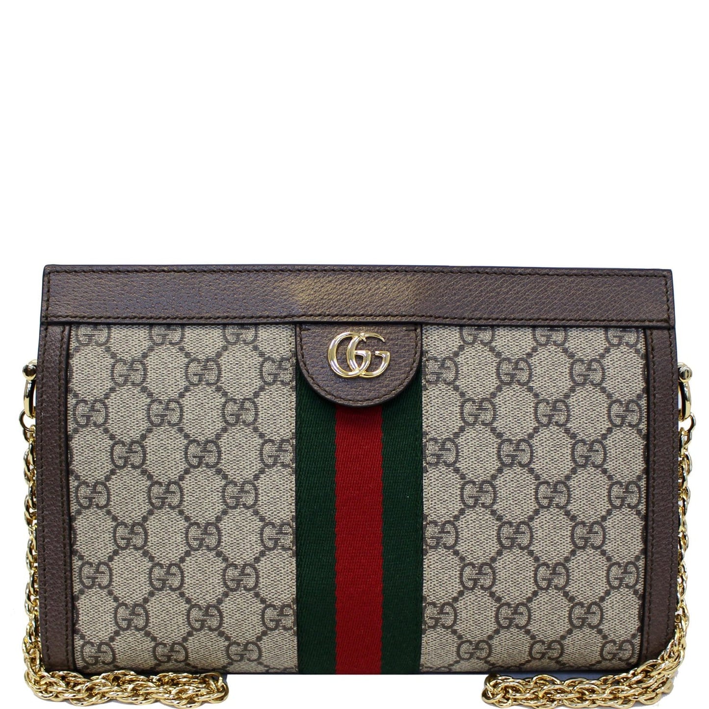 Gucci Ophidia GG Small Supreme Canvas Shoulder Bag Beige