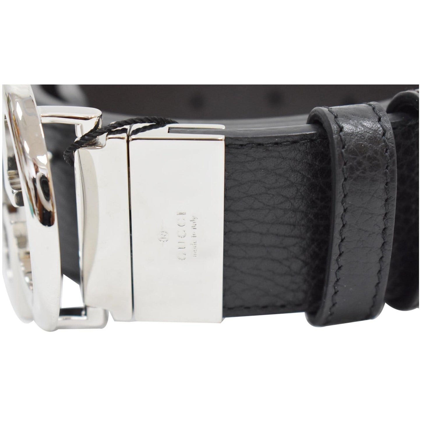 GUCCI GG Reversible Leather Belt Black/Brown 449715 Size 95.38