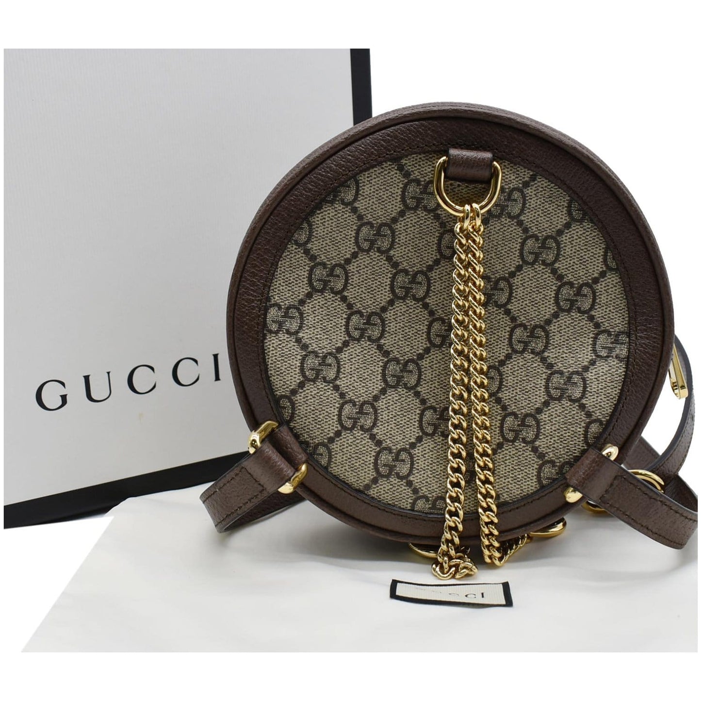 GUCCI Ophidia GG Mini Supreme Backpack Bag Beige 598661 - Final Sale