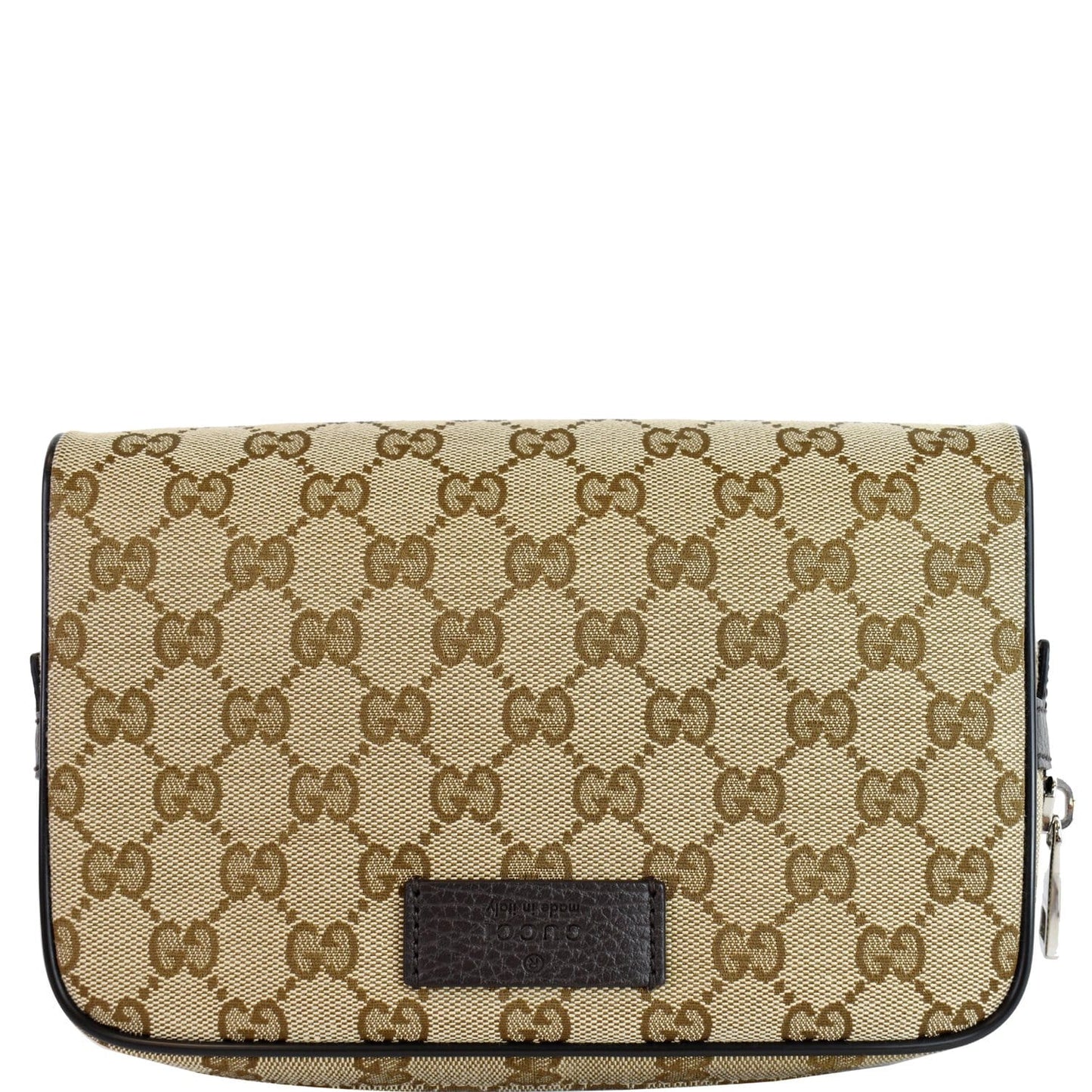 GUCCI GG Monogram Canvas Belt Bag Beige 449174