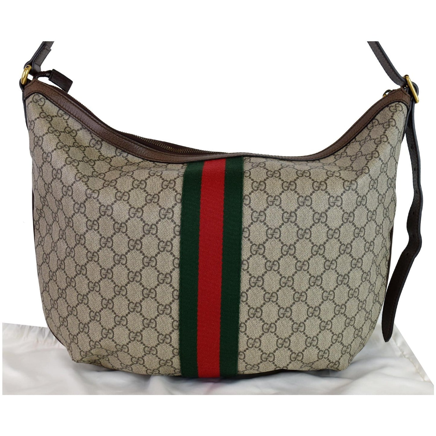 GUCCI Ophidia Soft GG Supreme Crossbody Bag Beige 547939