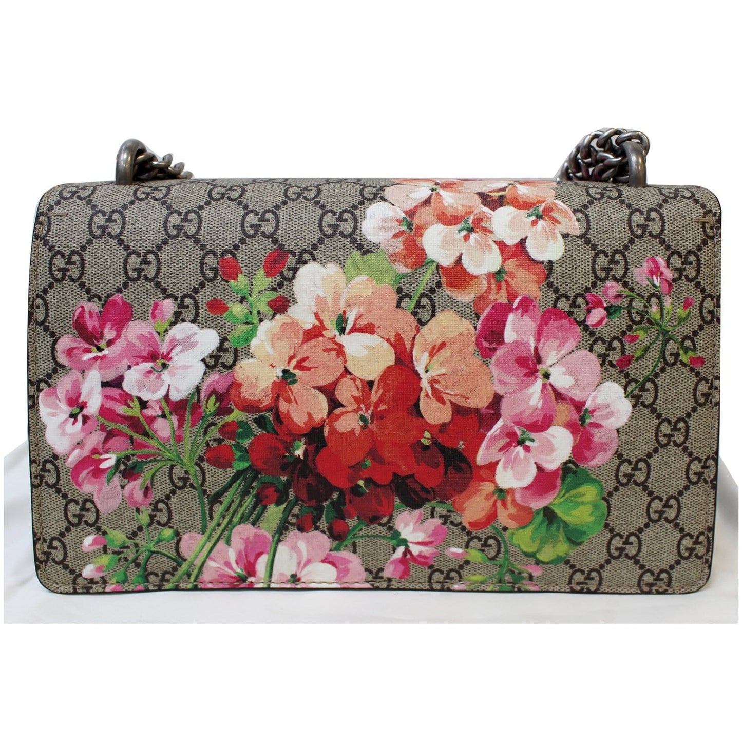 GUCCI Dionysus small GG Blooms Shoulder bag Beige 400249
