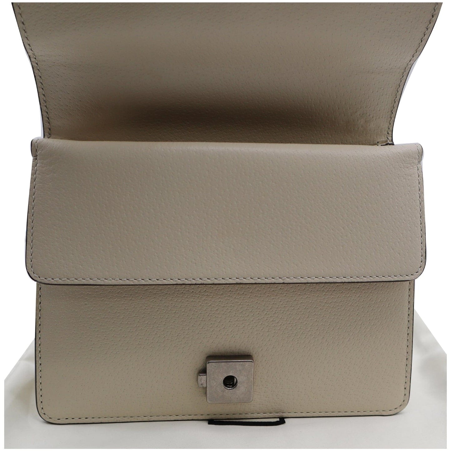 GUCCI Dionysus Mini Leather Crossbody Bag Cream