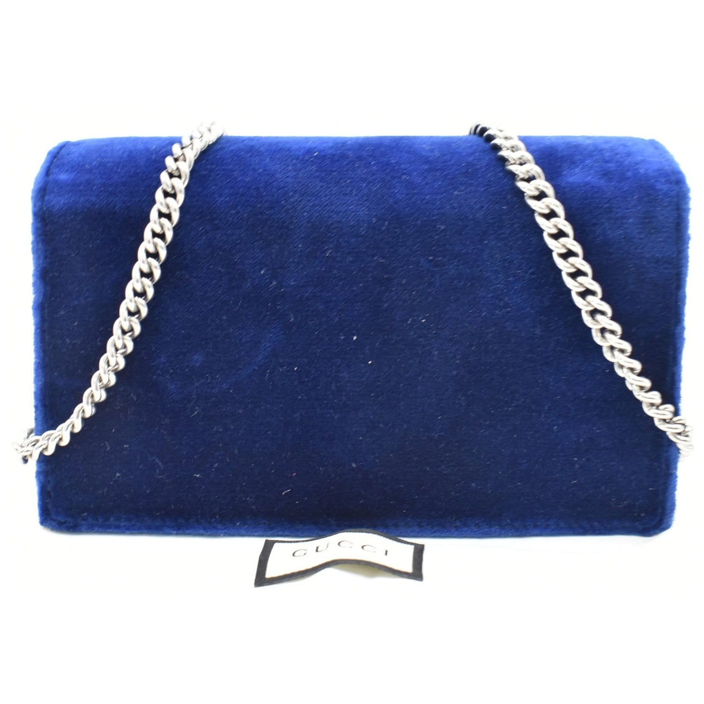 GUCCI Dionysus Super Mini Suede Leather Shoulder Bag Blue 476432
