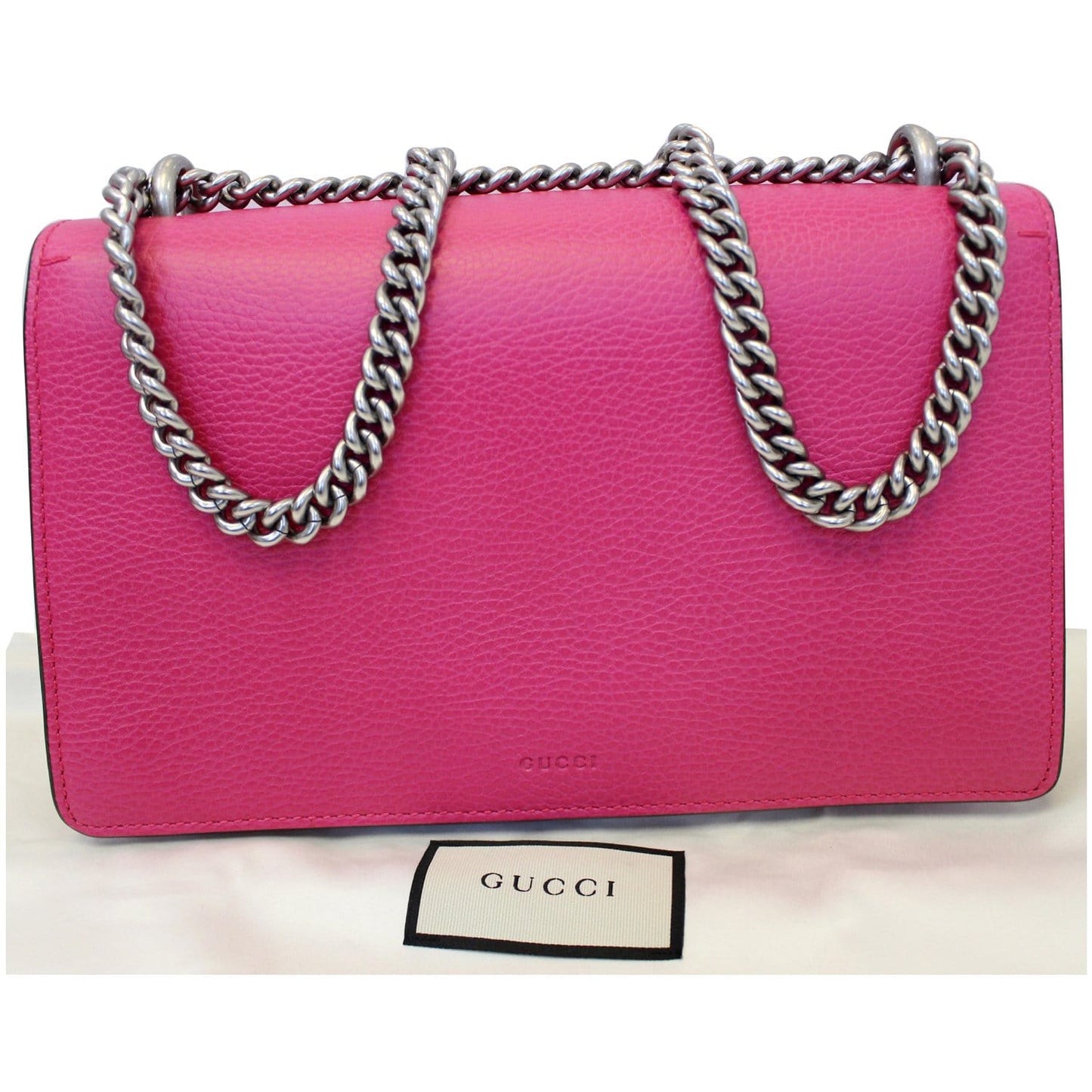 Gucci Dionysus Small Guccify Grained Leather Shoulder Bag Pink - 20% OFF