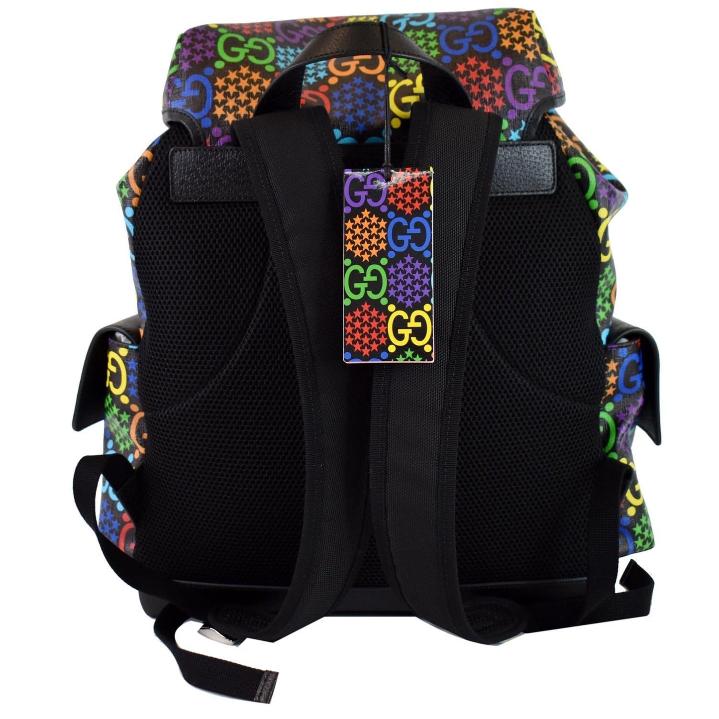 GUCCI GG Psychedelic Supreme Medium Backpack Bag Black 598140