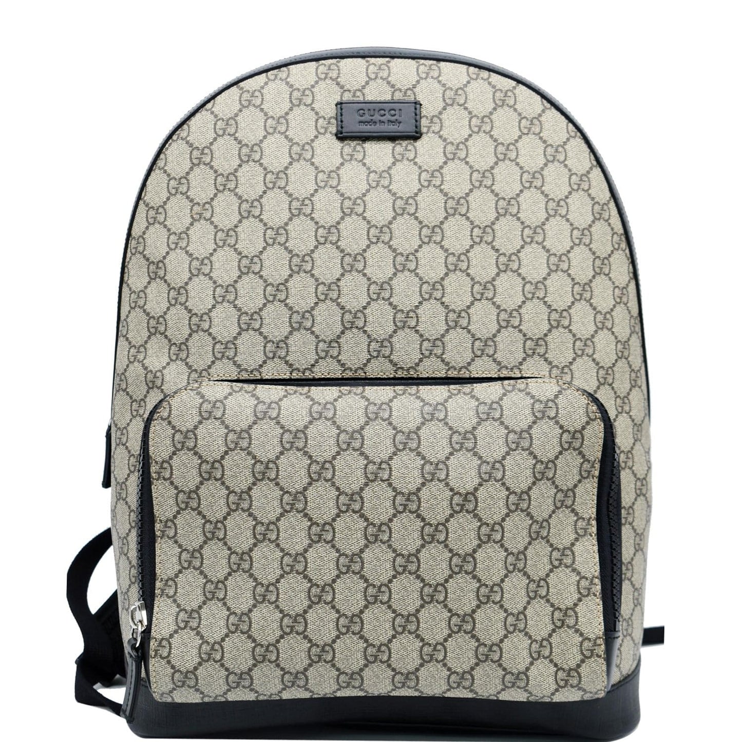 GUCCI GG Monogram Supreme Backpack Bag Beige 406370