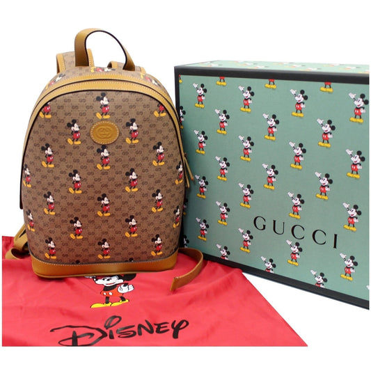 GUCCI Disney x GUCCI Small Supreme Backpack Bag Beige 552884