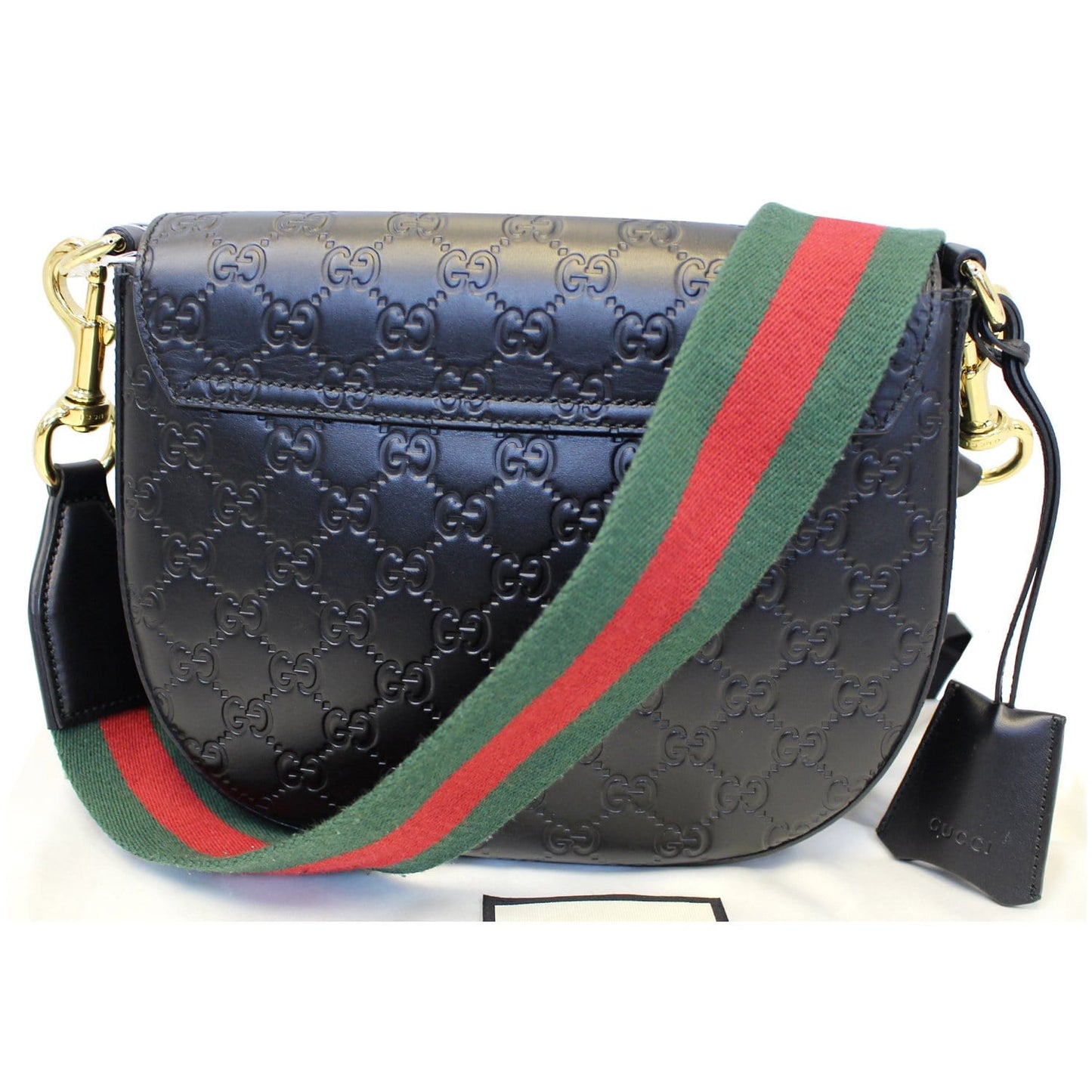 GUCCI Padlock GG Guccissima Signature Leather Shoulder Bag 453189