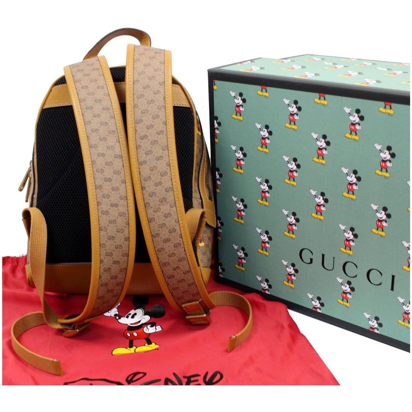 GUCCI Disney x GUCCI Small Supreme Backpack Bag Beige 552884