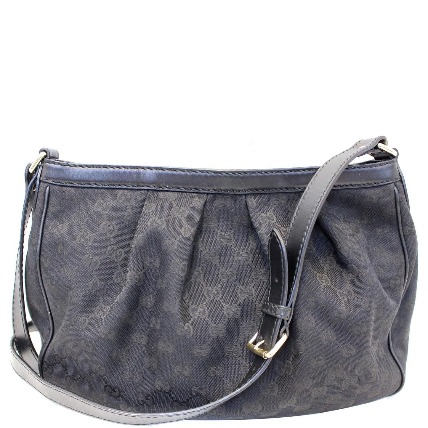 GUCCI Sukey GG Canvas Black Messenger Shoulder Bag 296834 - 25% OFF