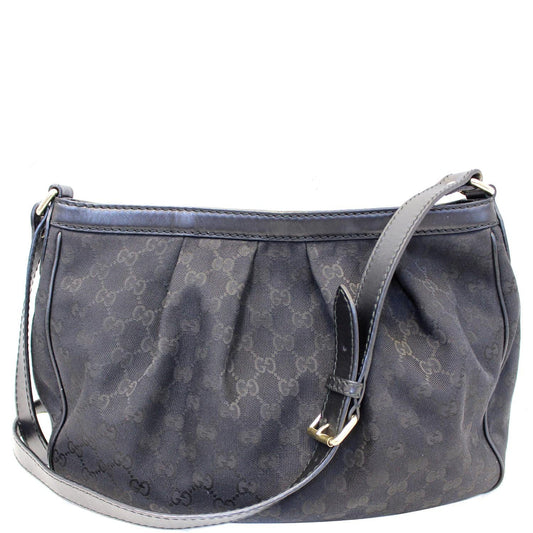GUCCI Sukey GG Canvas Black Messenger Shoulder Bag 296834 - 25% OFF