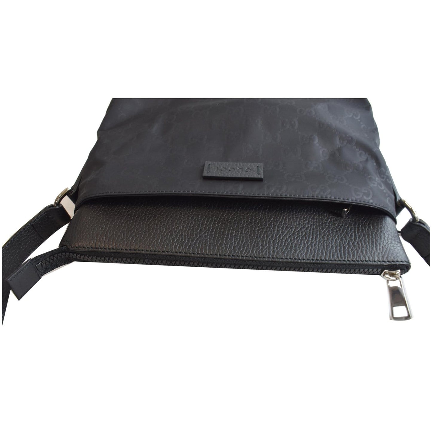 GUCCI GG Monogram Nylon Small Messenger Bag Black 510342