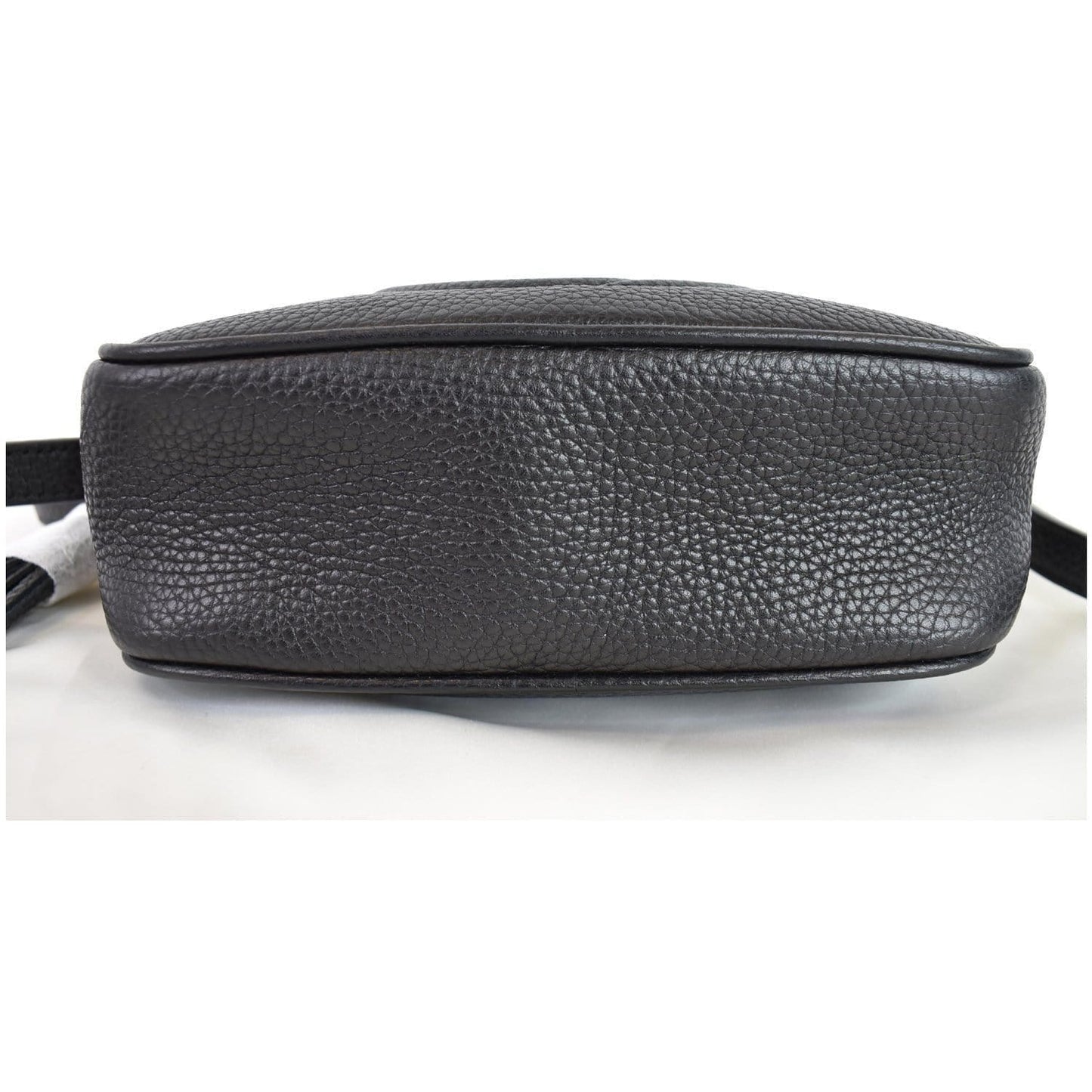 GUCCI Soho Disco Small Leather Crossbody Bag Black 347994