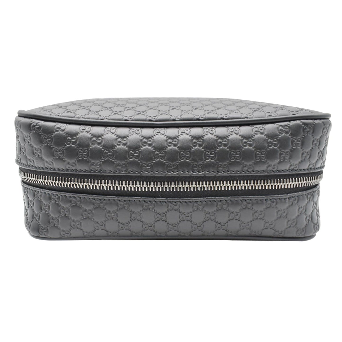 GUCCI GG Microguccissima Leather Toiletry Case Black 419775 - 10% OFF