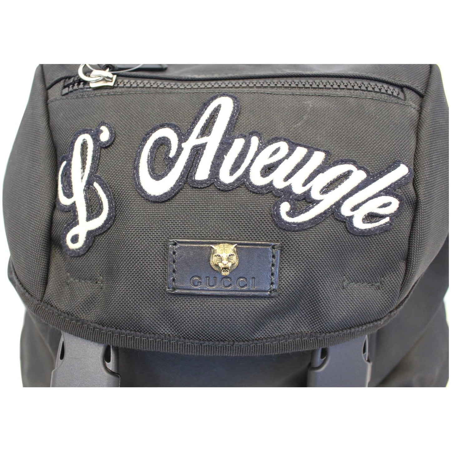 GUCCI Techpack Backpack with Embroidery Men's Backpack Bag 429037