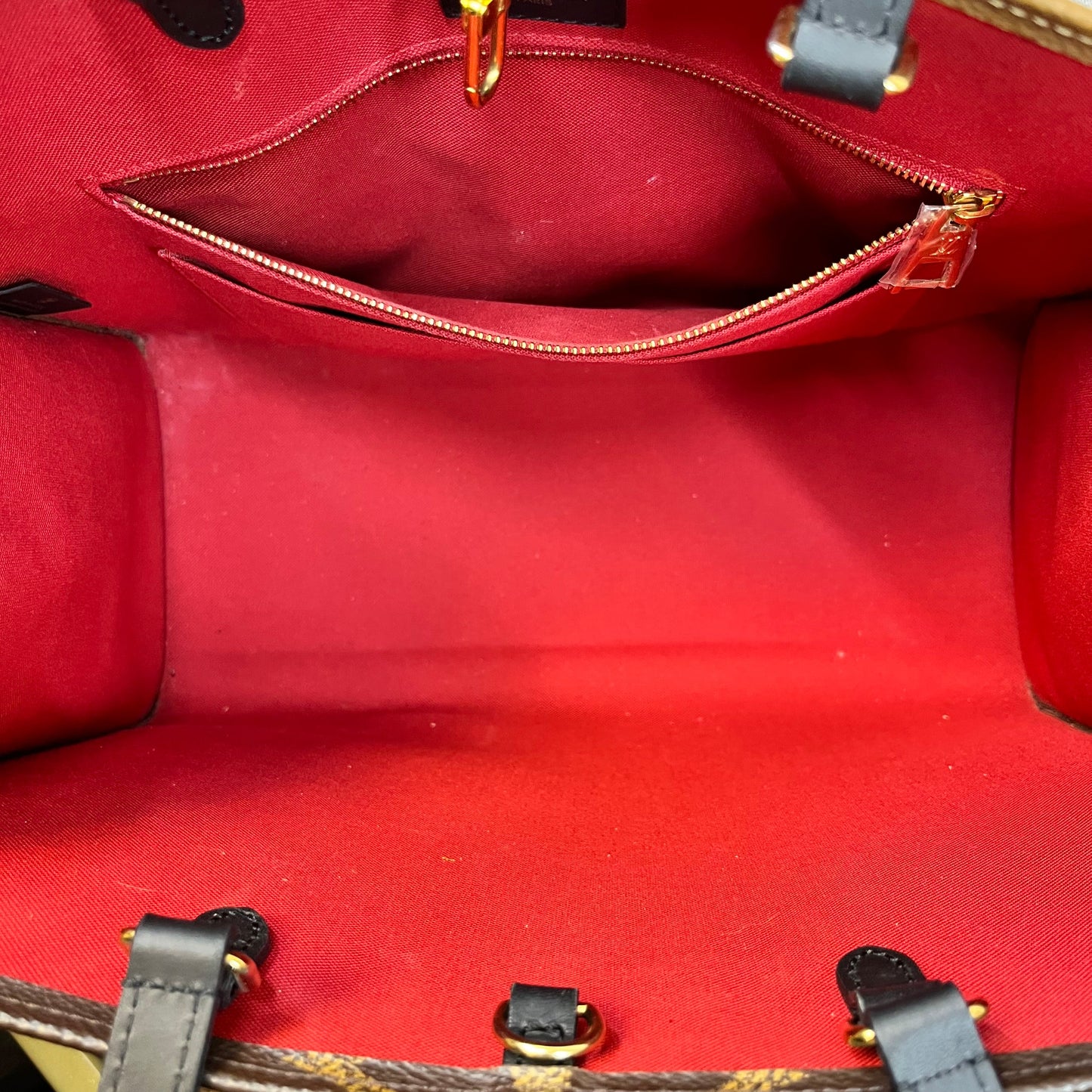 LOUIS VUITTON OnTheGo MM Brown Monogram Reverse Giant Monogram Canvas Tote Bag