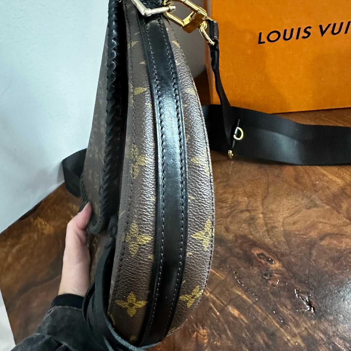 The Dove Crossbody -Orvis bags Monogram LV in Black