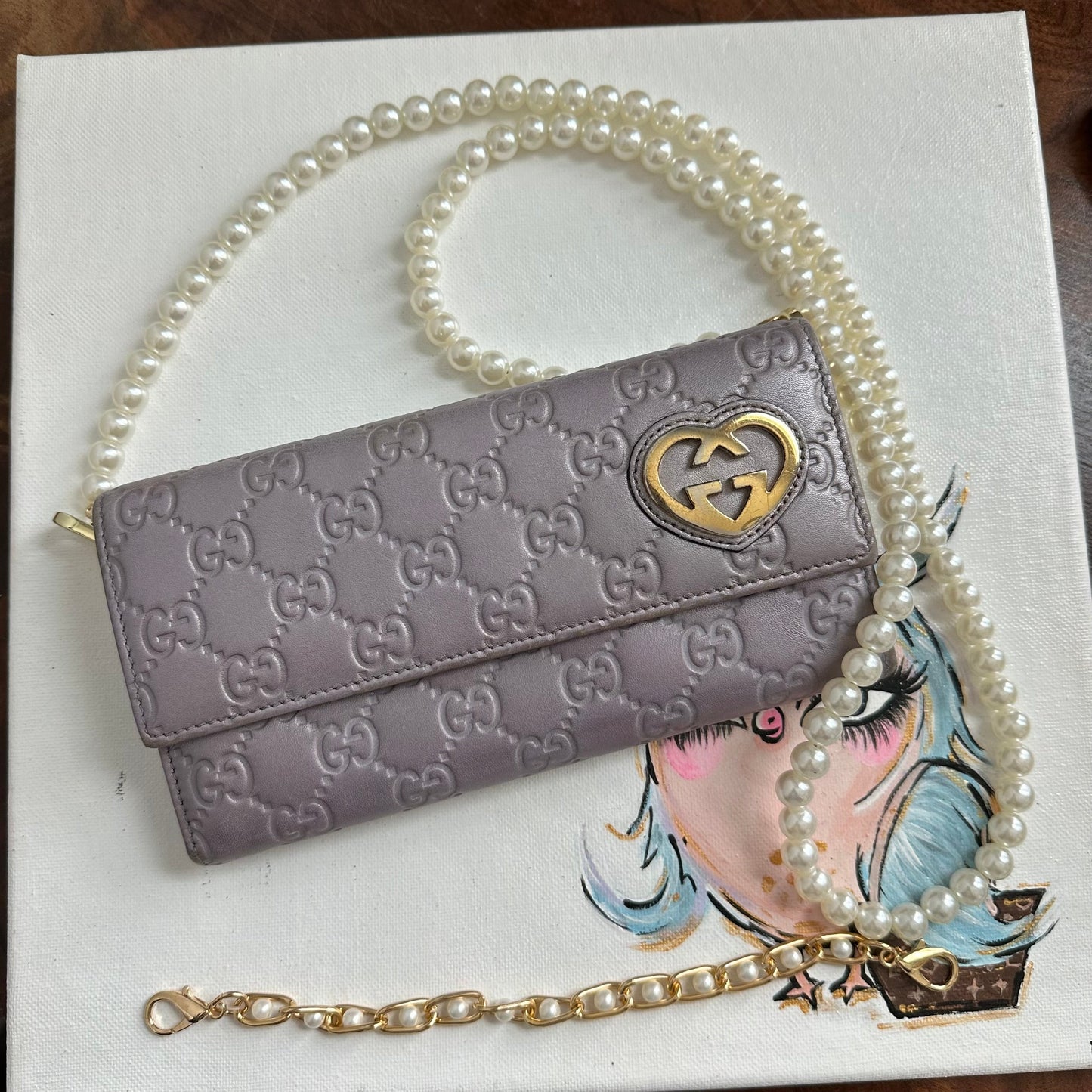 The Junco Wallet/Crossbody - Orvis bags GG in Pale Purple