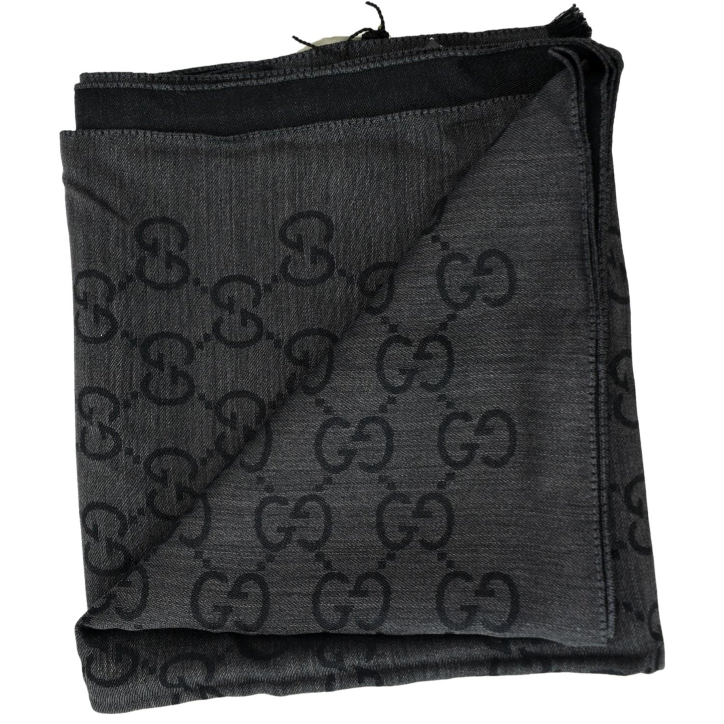 GUCCI GG Printed Scarf Black
