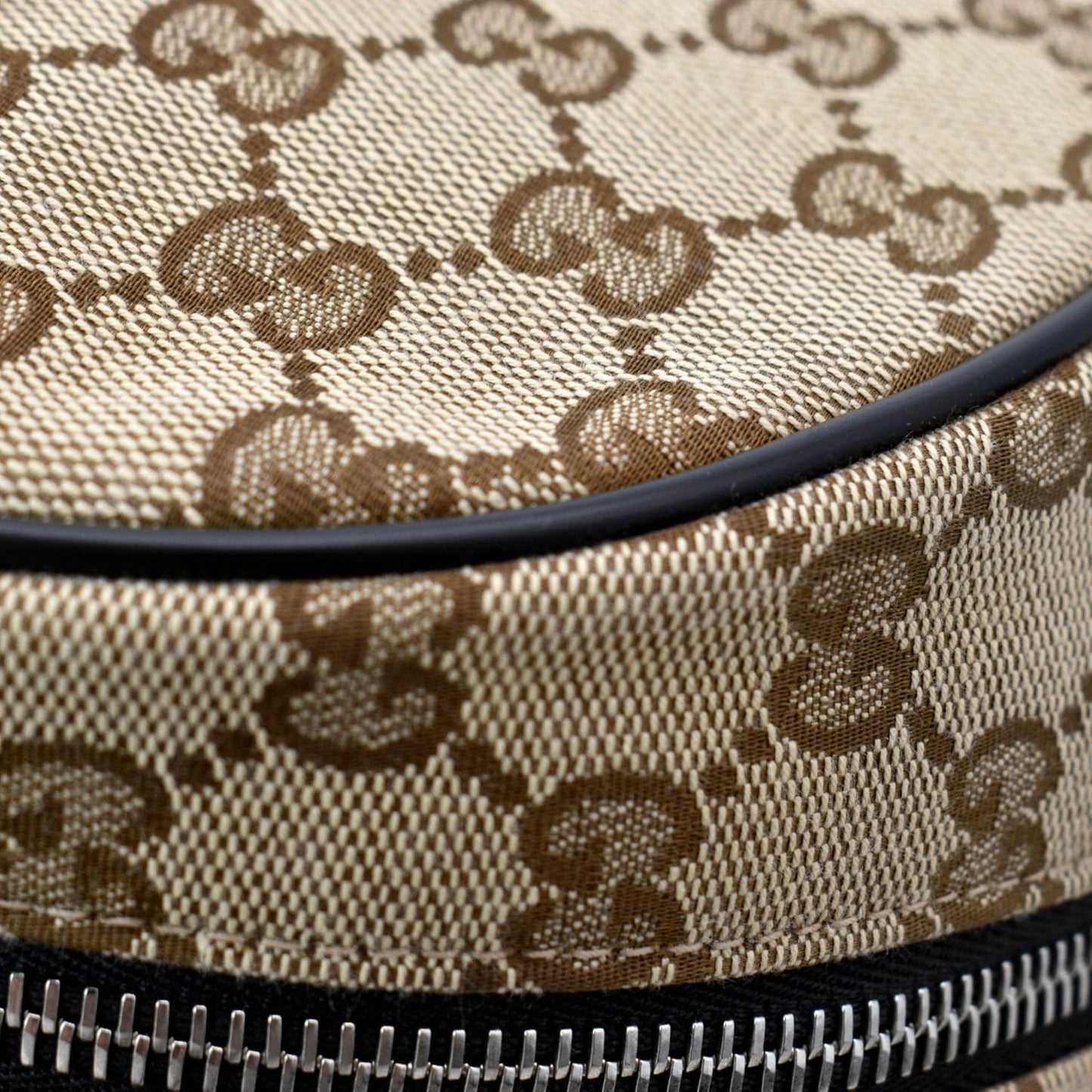 GUCCI GG Monogram Canvas Travel Backpack Bag Beige 449906