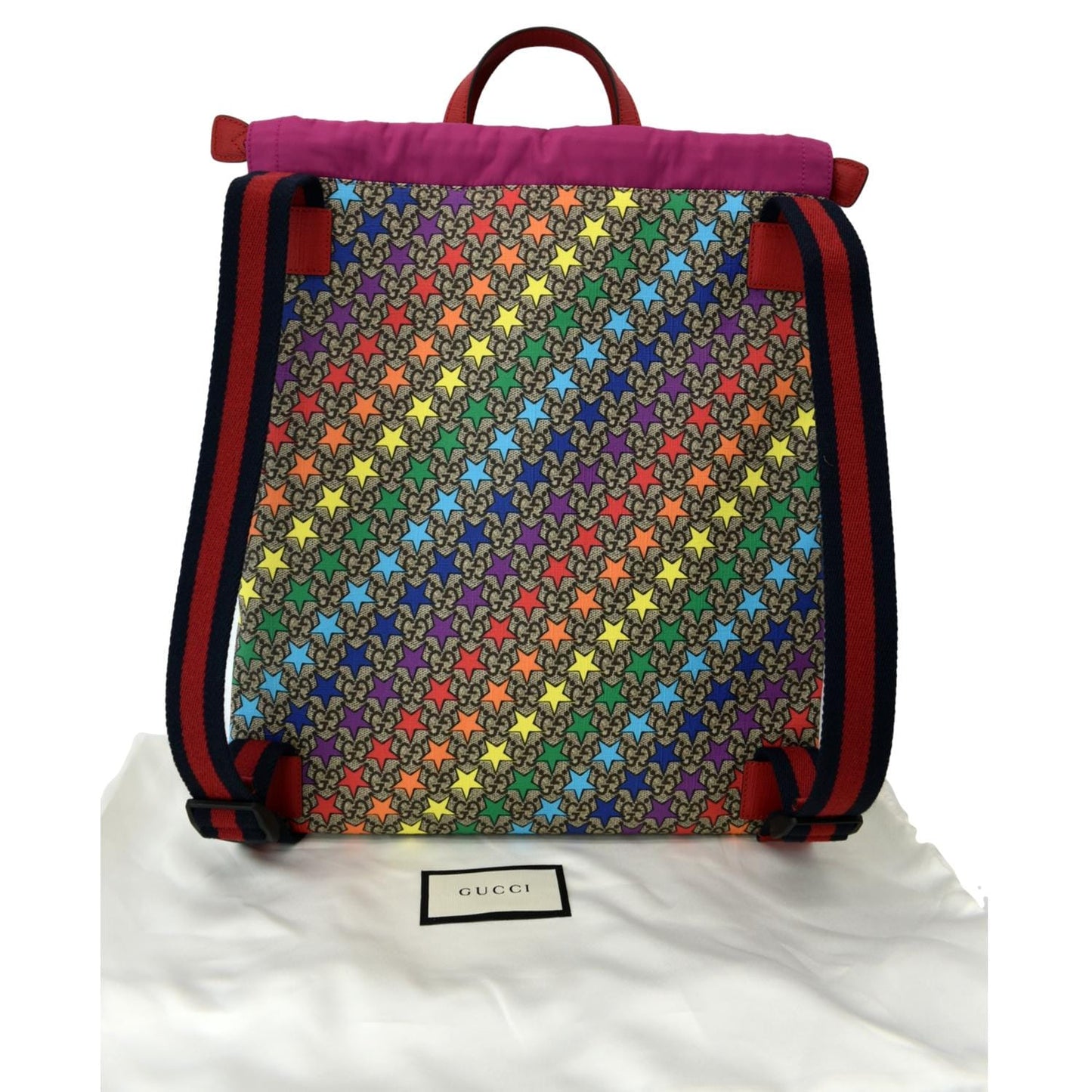 GUCCI Children's Star Print GG Supreme Monogram Backpack Multicolor 550775