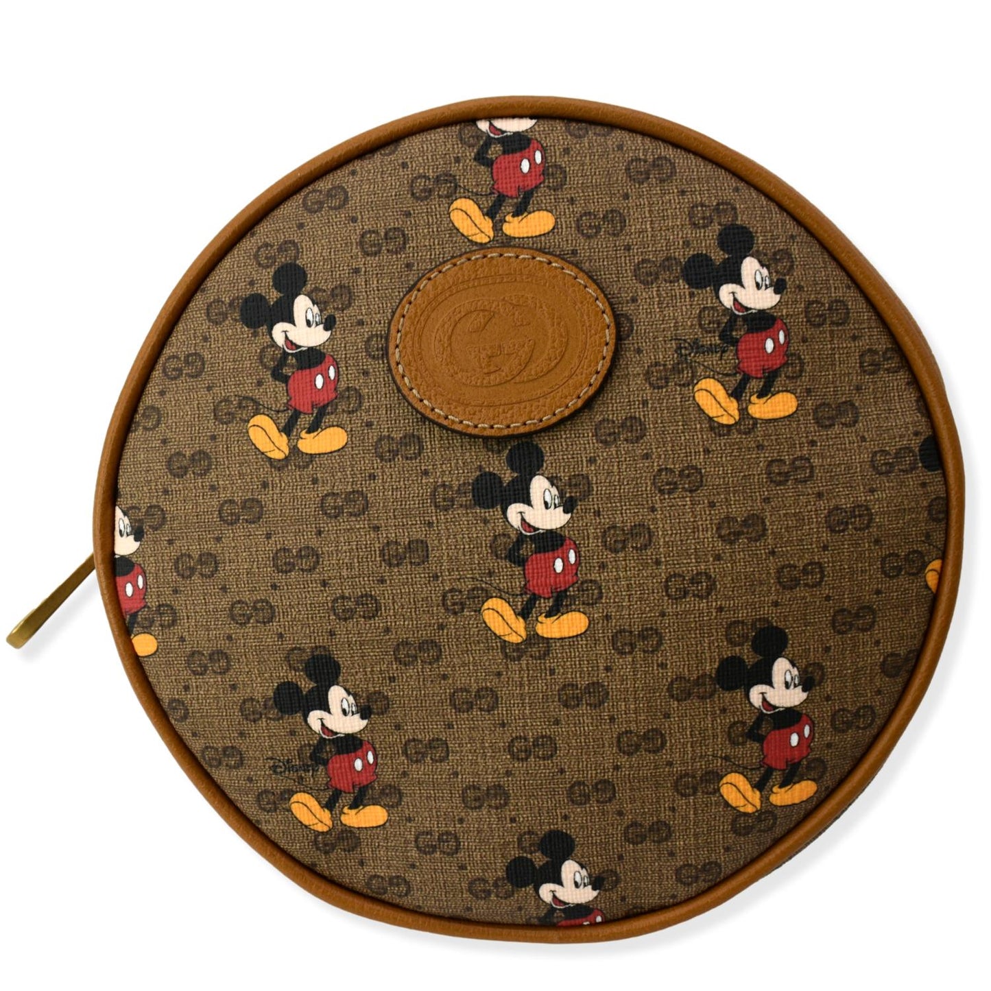 GUCCI Disney x Mini GG Supreme Round Backpack Bag Beige 603730