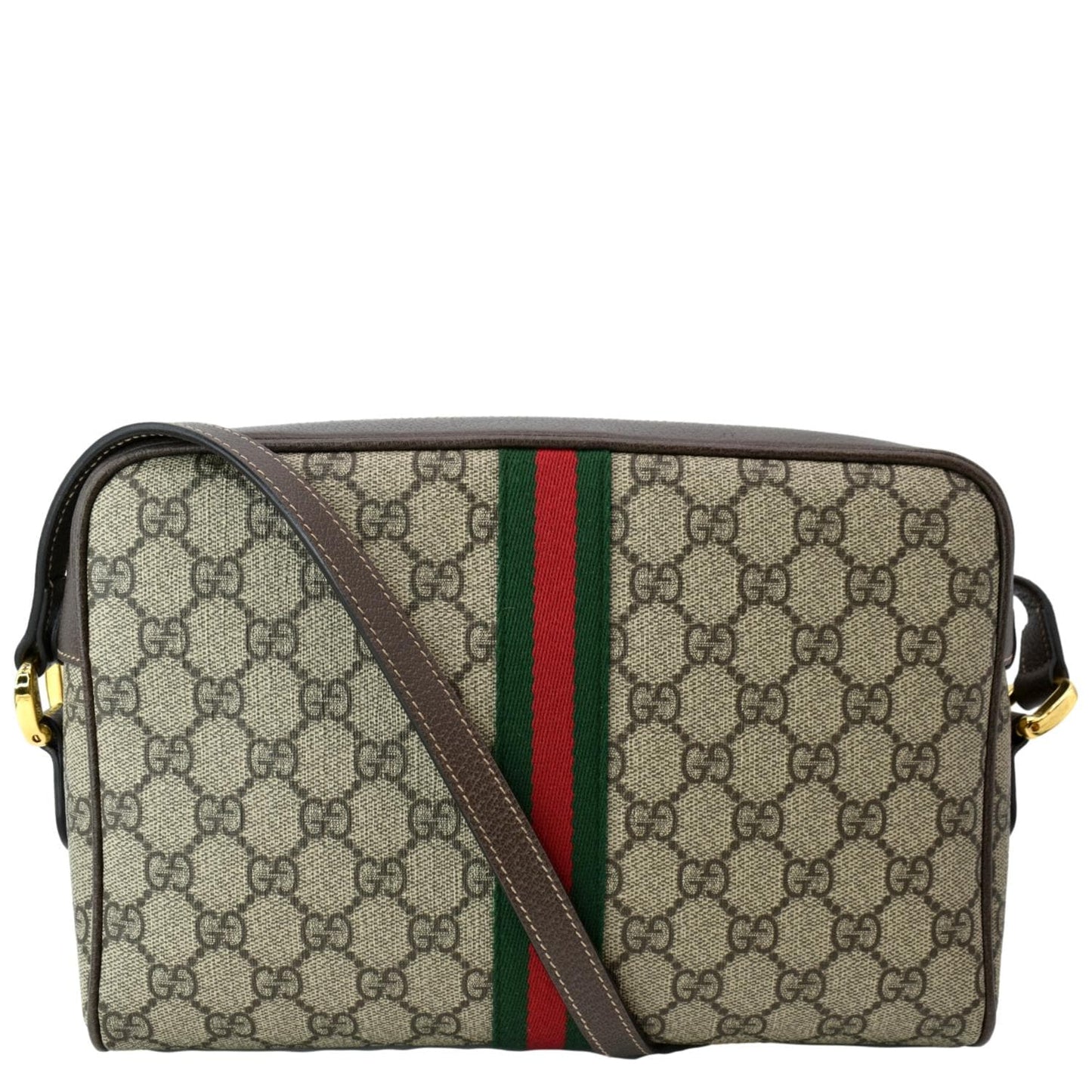 GUCCI Ophidia GG Supreme Crossbody Bag Beige 517080