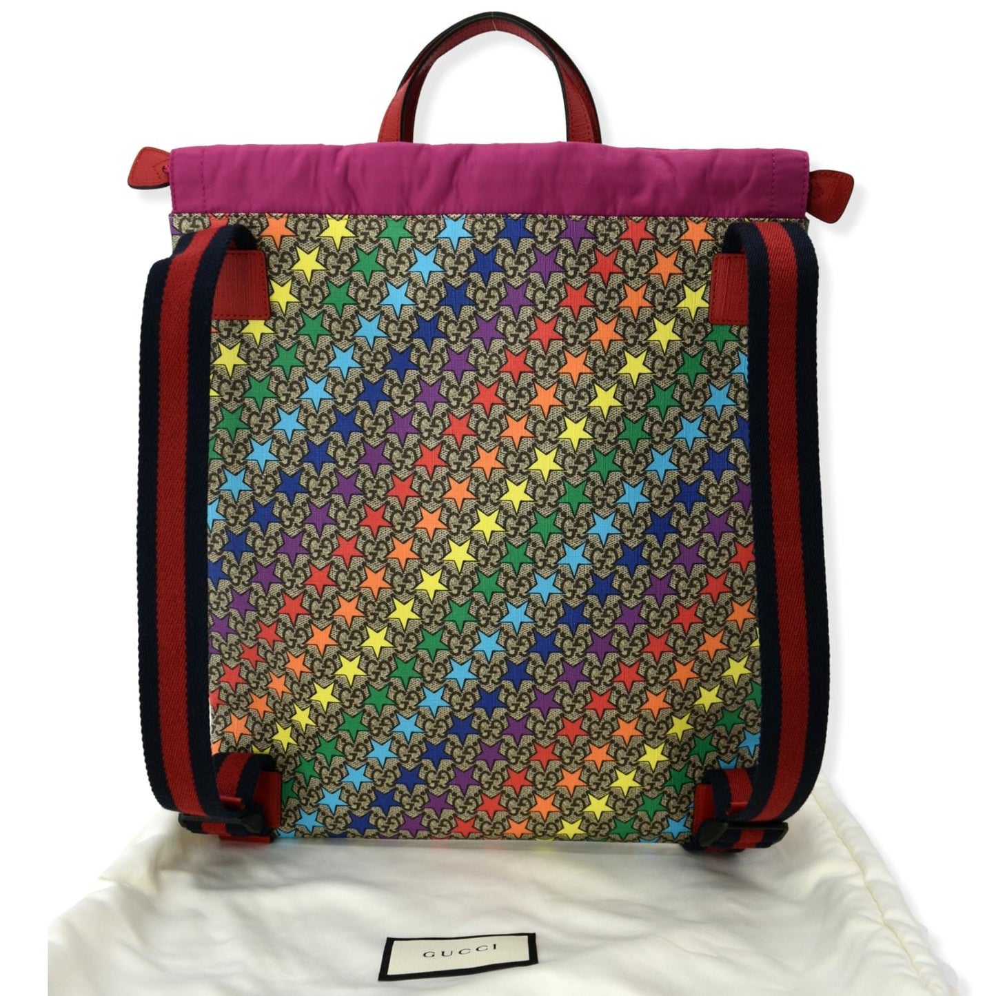 GUCCI Children's Star Print GG Supreme Monogram Backpack Multicolor 550775