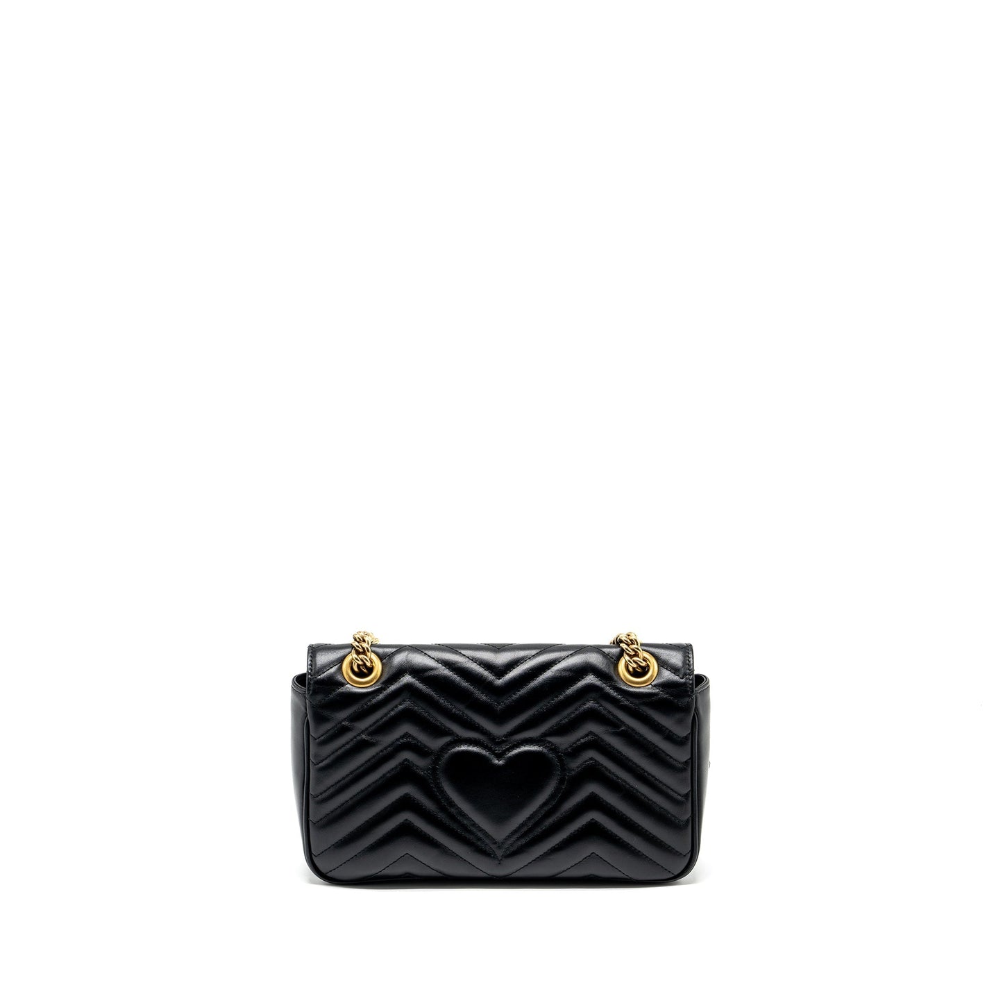 Gucci Small GG Marmont Shoulder Bag calfskin Black