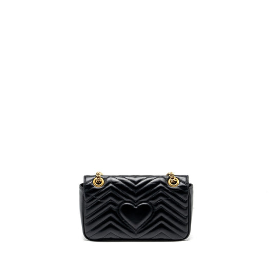 Gucci Small GG Marmont Shoulder Bag calfskin Black