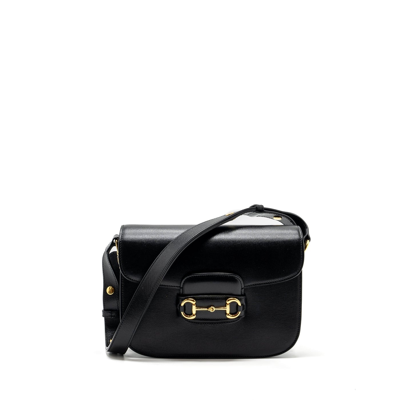 Gucci Horsebit 1955 Shoulder Bag Leather Black