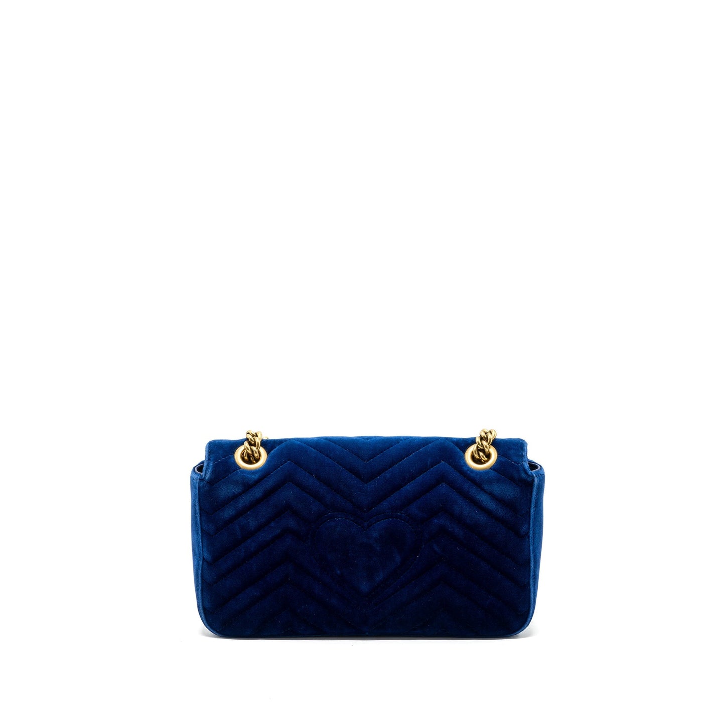 Gucci GG marmont shoulder bag velvet blue