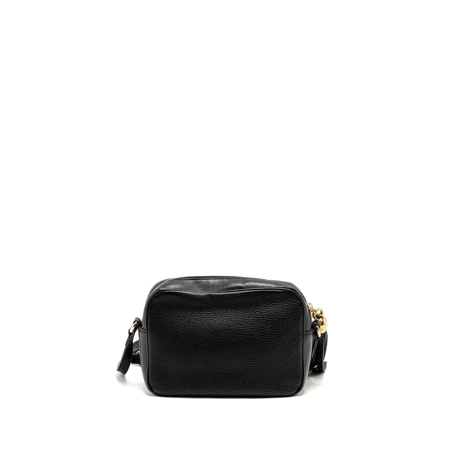 Gucci Soho Disco Camera Crossbody Bag Calfskin Black L