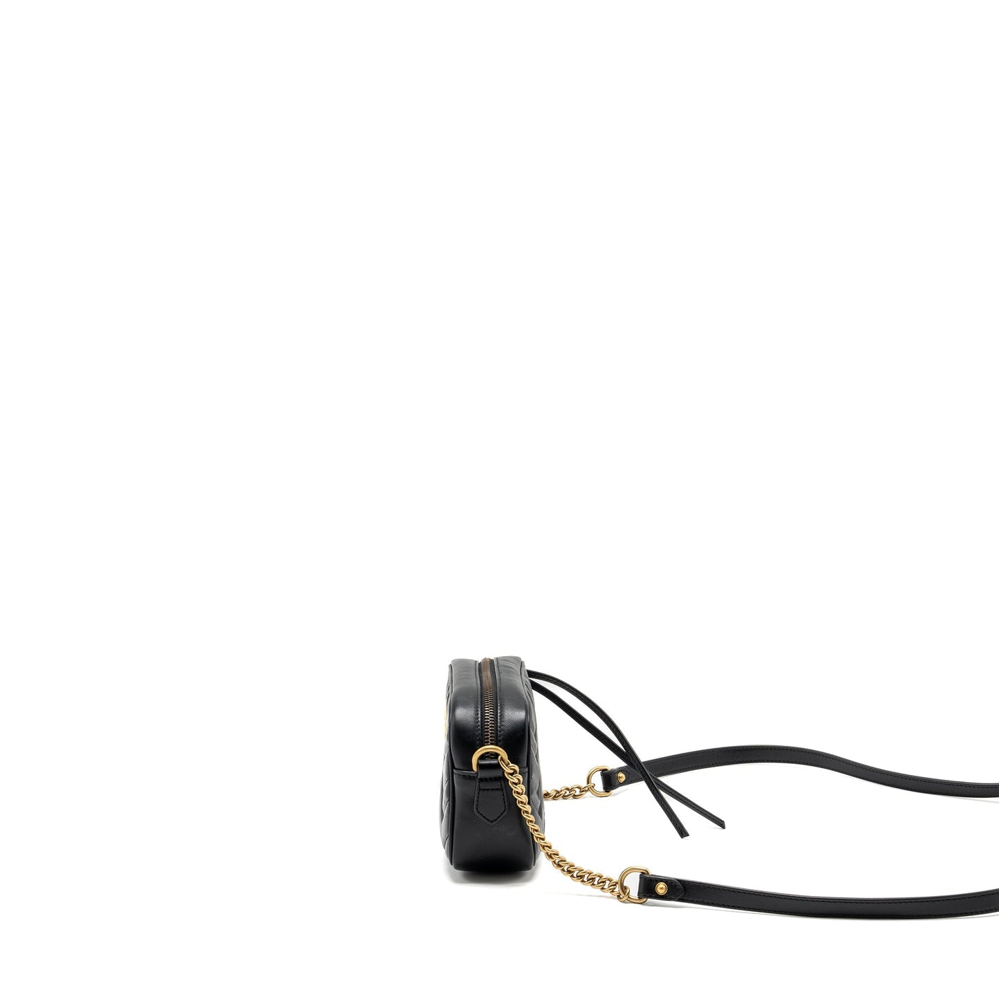 Gucci GG Marmont Matelasse Mini Camera bag calfskin black