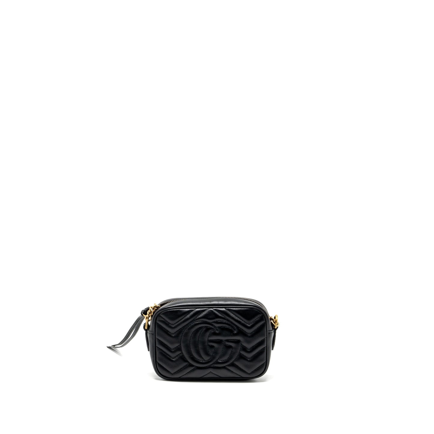 Gucci GG Marmont Matelasse Mini Camera bag calfskin black