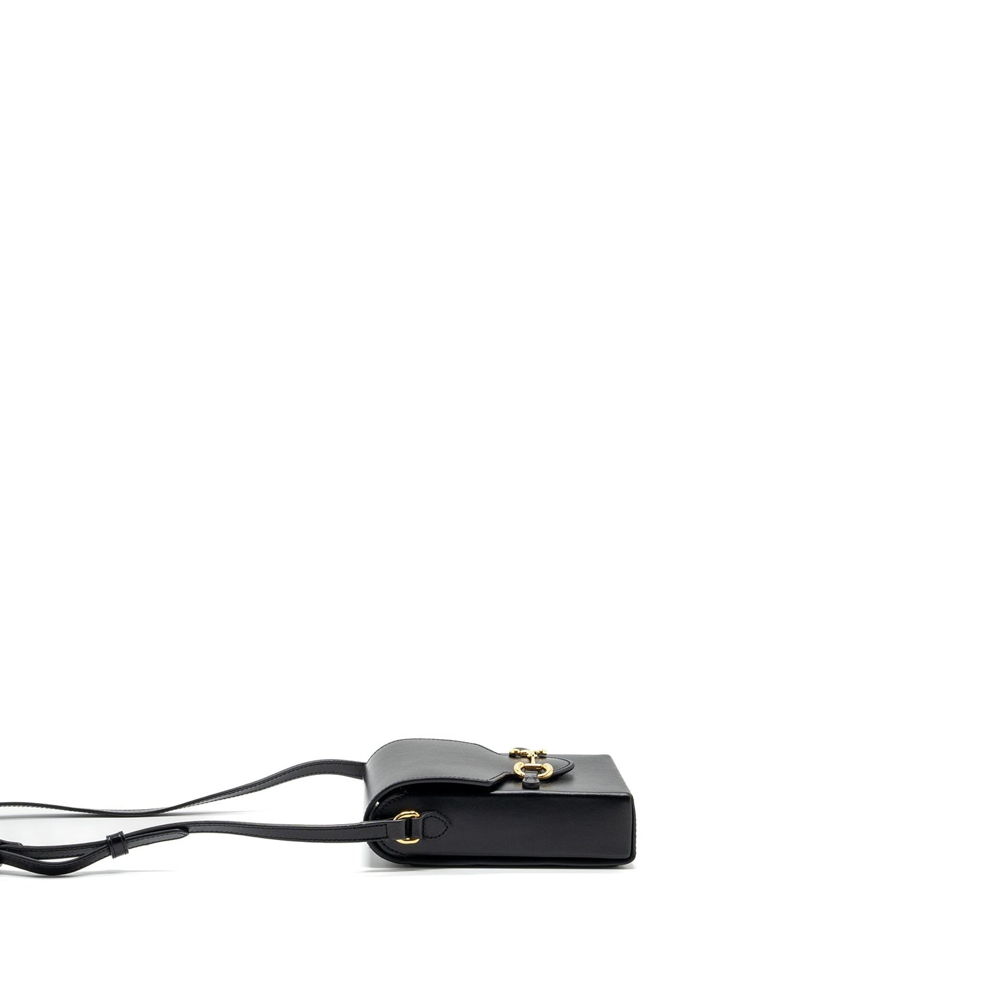 Gucci 1955 Horsebit 1955 Crossbody Bag Calfskin Black