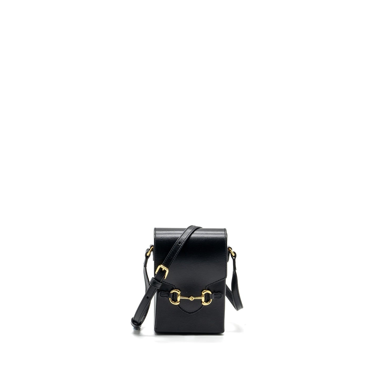 Gucci 1955 Horsebit 1955 Crossbody Bag Calfskin Black