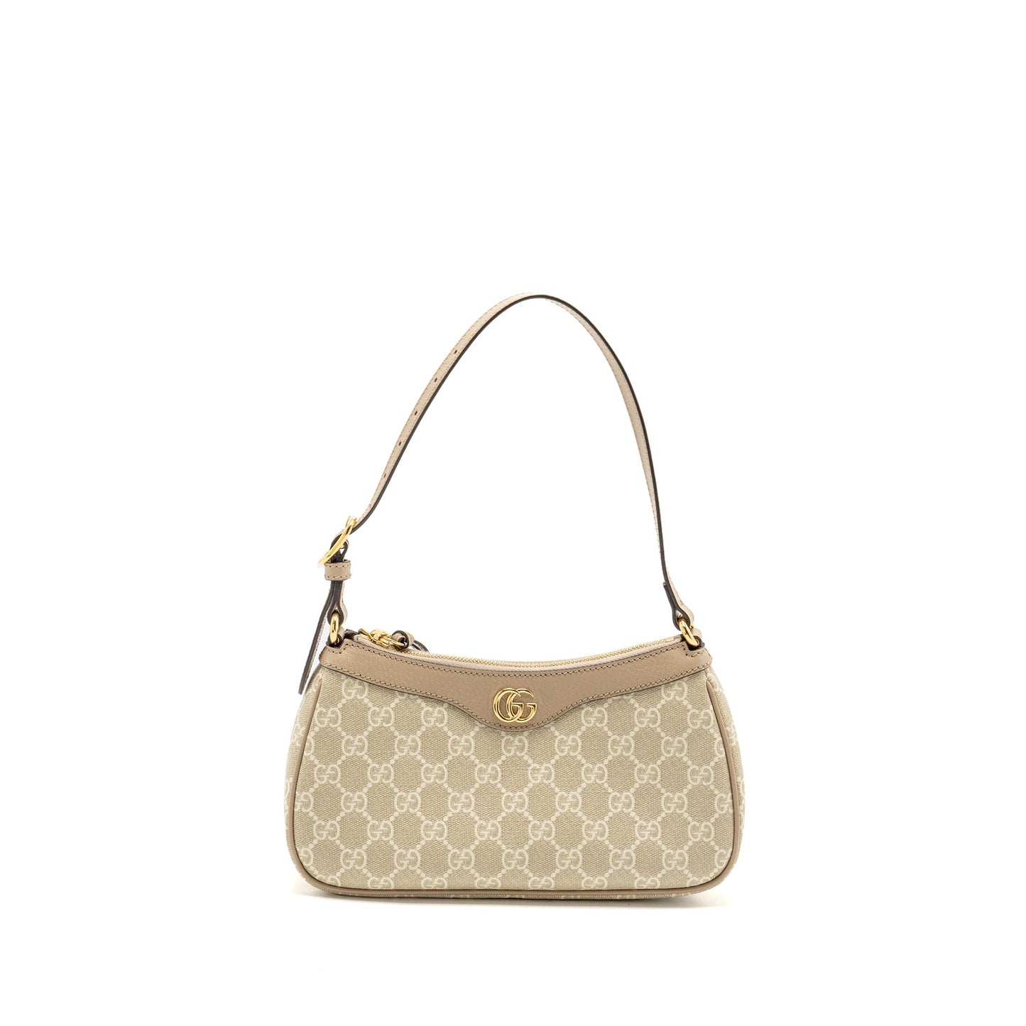 Gucci Ophidia Small Shoulder Bag GG Supreme Canvas Beige / White