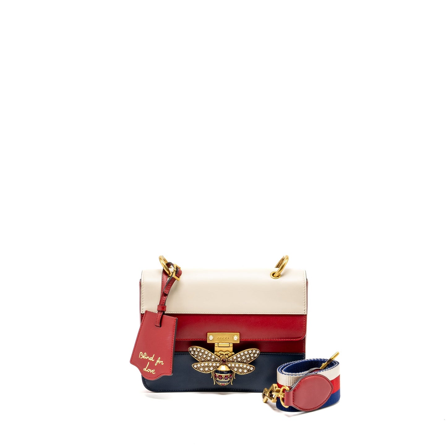 Gucci Queen Margaret Shoulder Bag Calfskin Multicolour
