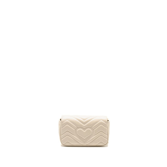 Gucci GG Marmont Super Mini Calfskin White