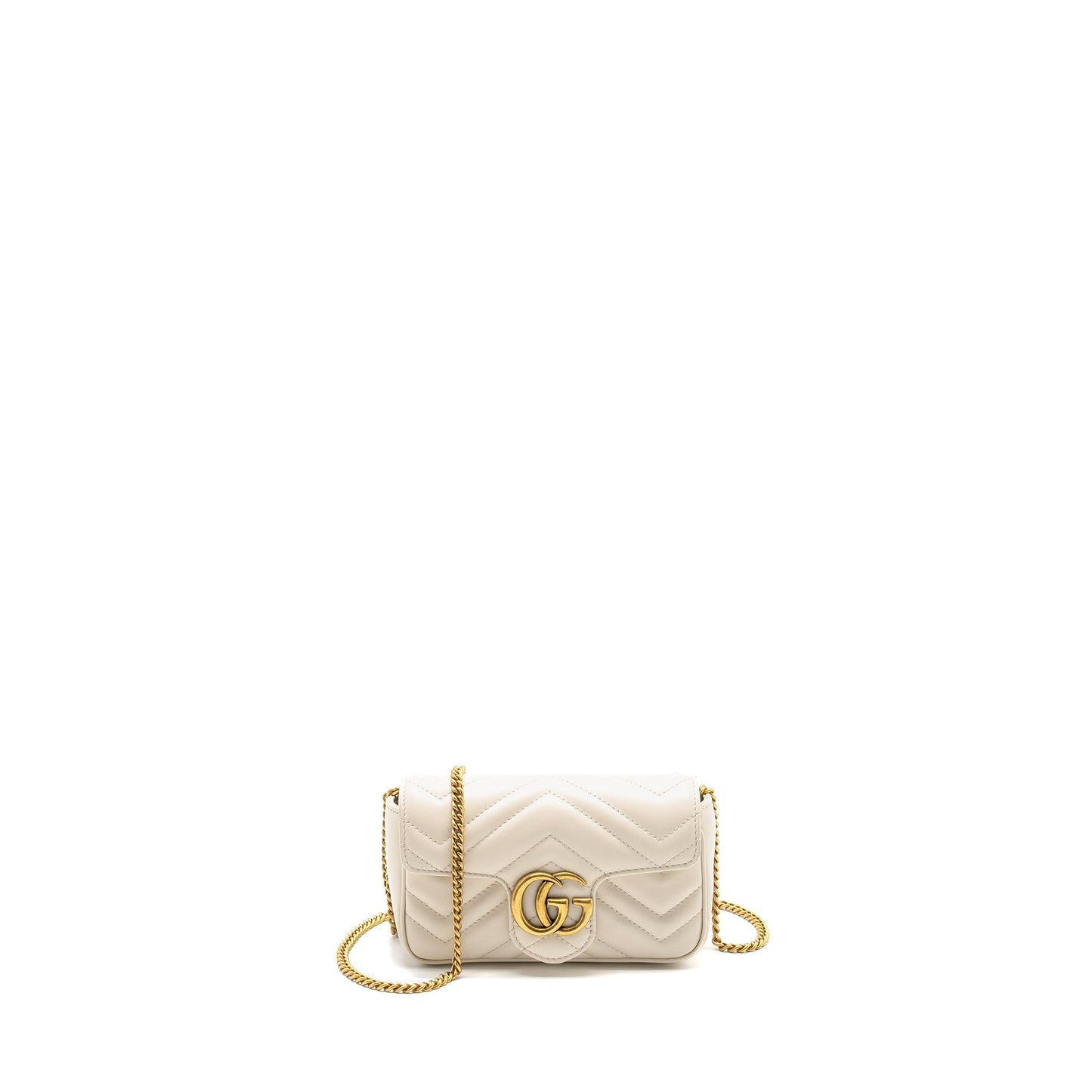 Gucci GG Marmont Super Mini Calfskin White